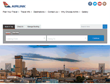 Tablet Screenshot of flyairlink.com